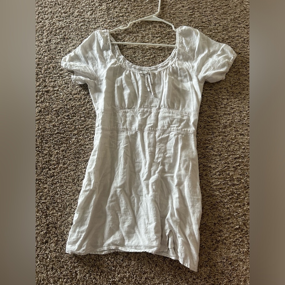 White Abercrombie dress!